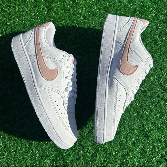 Nike Court Vision Low NN White / Pink Oxford - Picture 4 of 12